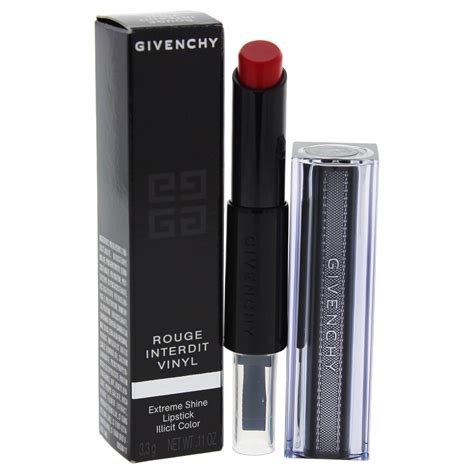 givenchy black lipstick review|Givenchy rouge interdit vinyl lipstick.